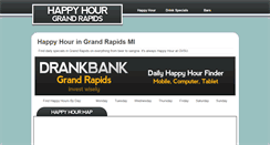 Desktop Screenshot of happyhourgrandrapids.com